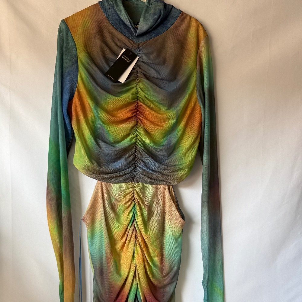 AFRM multi colored dress